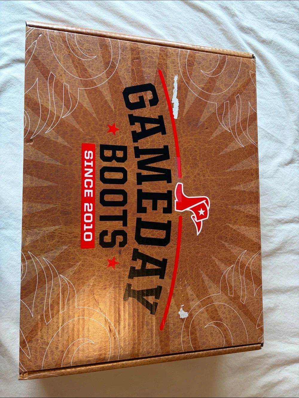 White Brand New TCU GameDay Cowboy Boots Size 9
